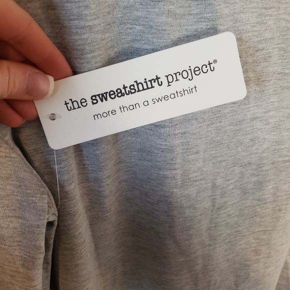NEW with out tags The Sweatshirt Project Gray Long Sleeve Sweater Dress Small - Picture 7 of 8